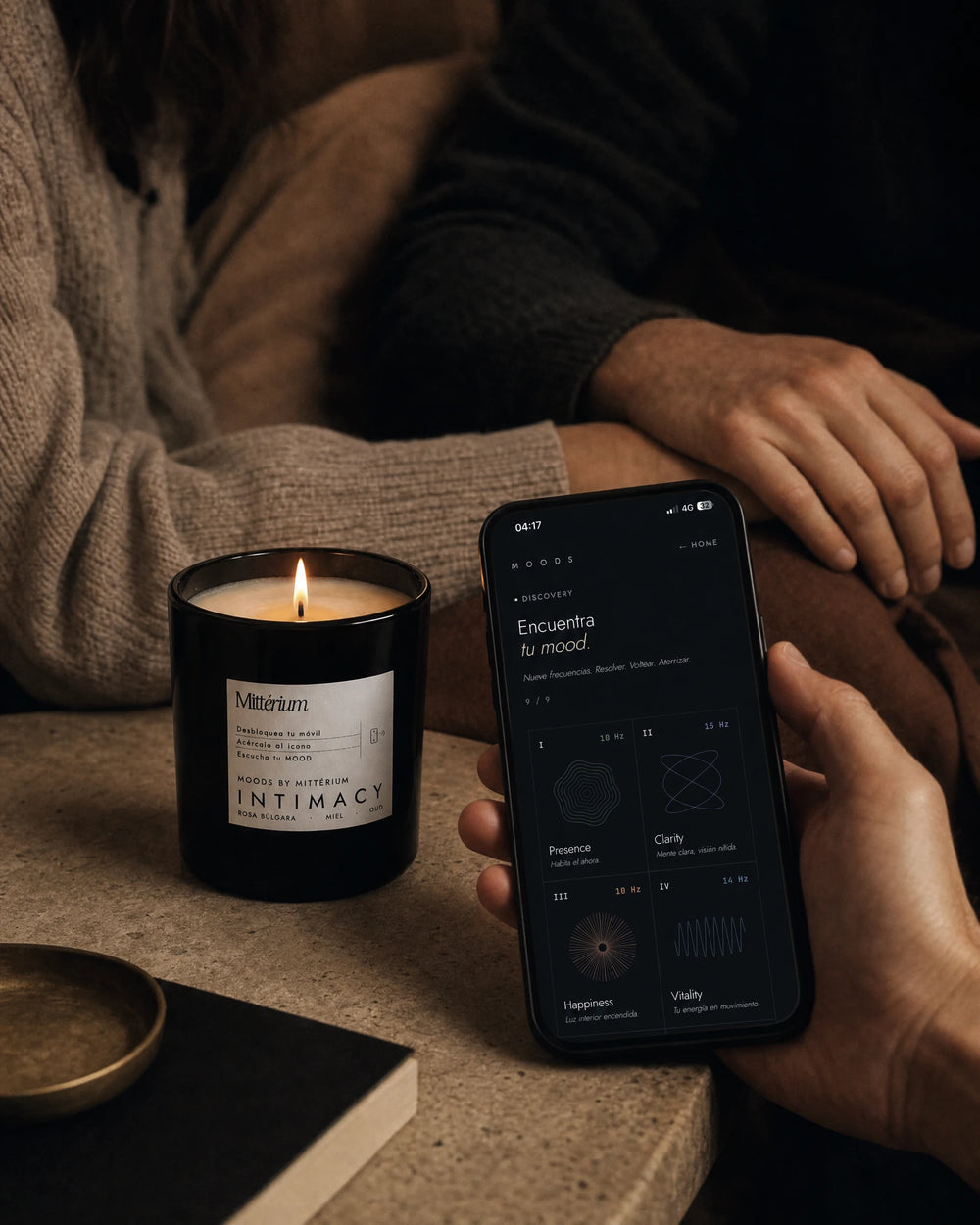 MOODS · Intimacy, Vela aromática