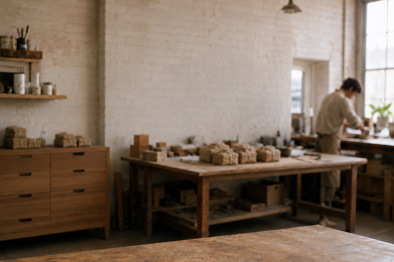 Banco de trabajo — materiales Mittérium