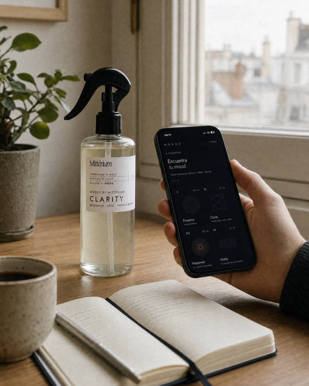 MOODS · Clarity, Difusor en Spray