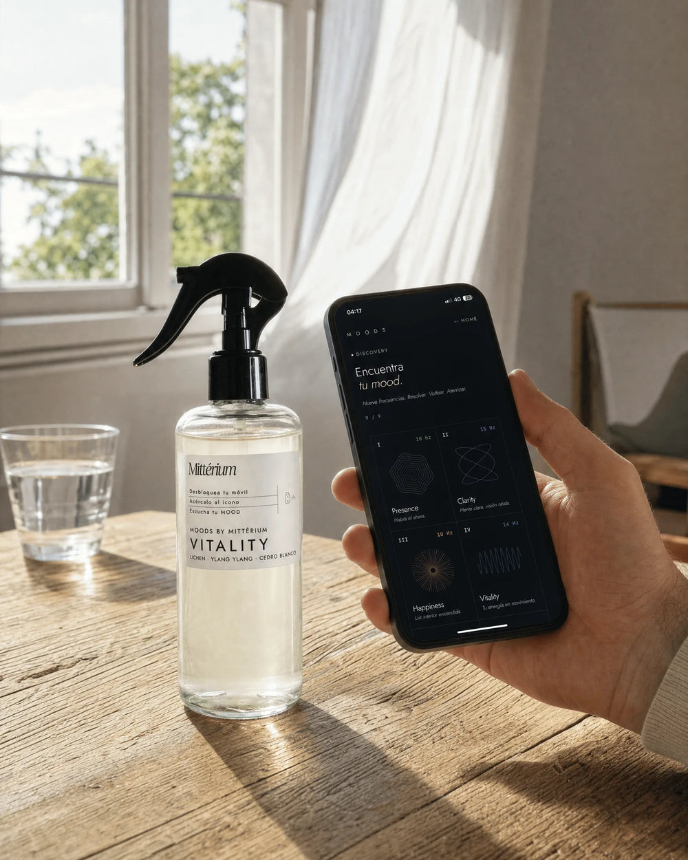 MOODS · Vitality, Difusor en Spray